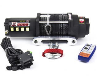 Лебедка для UTV и легких внедорожников Master Winch X6000LS с синтетическим тросом