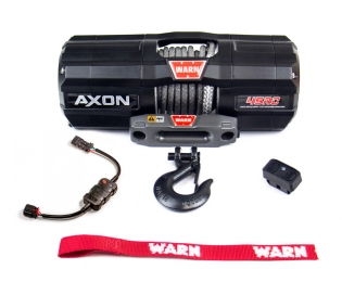 Лебедка для квадроцикла WARN AXON 45-RC с синтетическим тросом