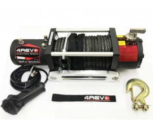 Лебедка 4REVO SRX 13500 синтетический трос
