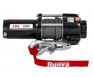 Лебедка для квадроцикла Runva Magnum EWG 3500SSR с синтетическим тросом