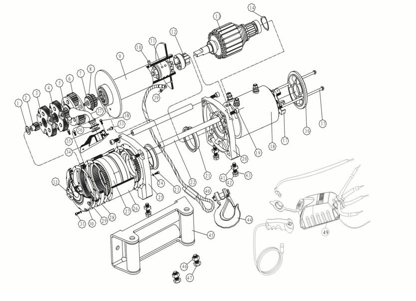 Запчасти для EW-12500 OFF-ROAD Improved