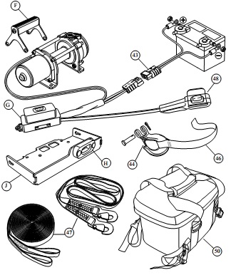 Запчасти для лебедки WARN SnoWinch 1.5