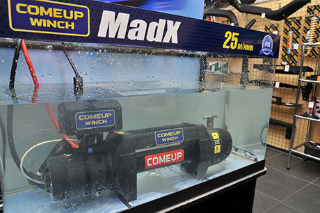 Лебедка ComeUp MadX под водой в течении месяца